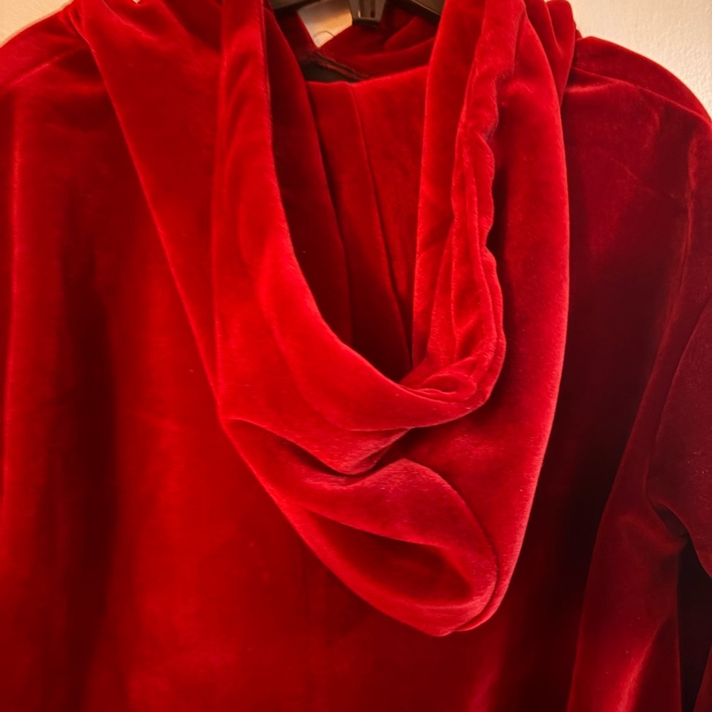 Oversized red sweat sweater - Picture 5 of 10